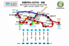 新疆地图全集高清版：包含南北疆大环线、独库公路、喀喇昆仑公路图片