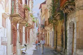 乌克兰画家，简那第·基里琴科，油画作品选图片