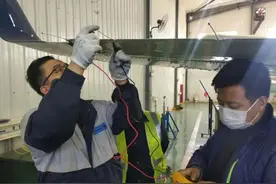昨日，成功通航3架飞机“人工增雪”图片