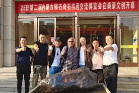 包头市陨石、奇石、书画交流博览会正在进行时...图片