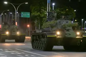 台军5天4夜“战备”演练：坦克凌晨上街头 导弹发射车“装”二手车图片
