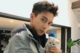 李现怀里抱着小猫咪，铁汉柔情太吸粉了图片