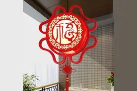 中式阳台红灯笼图片