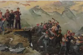 欣赏毛泽东的词：从头越，苍山如海，残阳如血图片