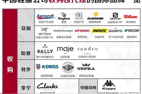中国鞋服公司都收购和代理哪些国际品牌？图片
