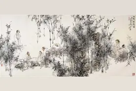 竹林七贤，真实与想象图片