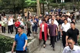 昨天赴“火锅”之约！今天马云就现身滁州琅琊山！（多图+视频）图片