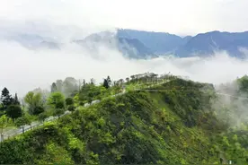 无忧谷仙境缭绕，是个旅游的好去处图片