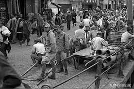 旧上海的市井生活，1945年-1946年图片