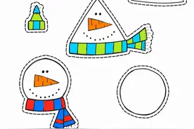 Winter（冬）主题：带娃全面认知冬天，动动小手堆雪人、做雪花吧图片