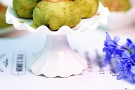 抹茶鲜花饼，花香四溢酥掉渣，一开口停不了！完美配方，一学就会图片