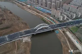 周口市中心城区中原路跨沙颍河大桥通车在即图片