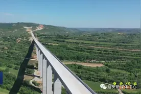 327国道改建工程黄陵东段有序推进 预计10月底全面完工图片