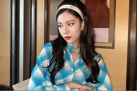 宋妍霏的辣妹复古风，扮上还真有点热搜内味儿了图片