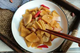 酒店里卖38一份的秘制腌萝卜，酸甜微辣嘎嘣脆，做法配方教给你图片