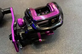 阿布加西亚PURPLE MAX3紫色风暴水滴轮，近海船钓专用图片