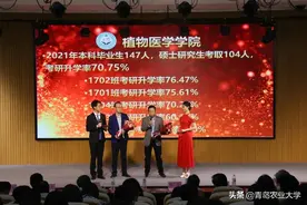 考研升学率突破70% 青岛农大植物医学学院引导学生立大志成大才图片