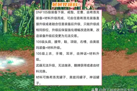 DNF：105级武器不能升级继承？舅舅党爆料，似雨幽离红20神巨输了图片