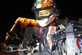 23岁身高160的机车辣妹，成功挑战一天一夜1850公里图片