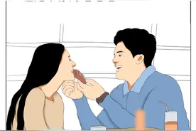 男生“惩罚”女朋友的方式！（漫画）图片