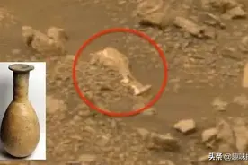 火星有发现？有人称火星地面下埋有“古瓶”，照片由好奇号提供图片