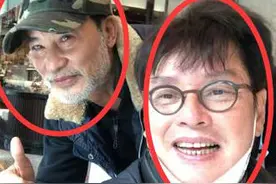 65岁任达华与大5岁谭咏麟同框似父子？满脸白胡眼袋下垂好显老图片