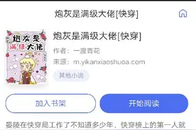 满级大佬第三篇 炮灰是满级大佬「快穿」图片