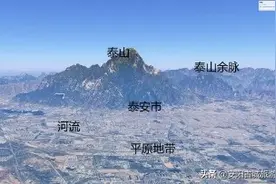 中国五岳地形图，跟你想象的一样吗？图片