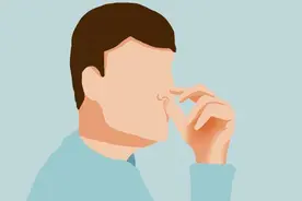 鼻子上挤出的白色条状物，是什么？图片