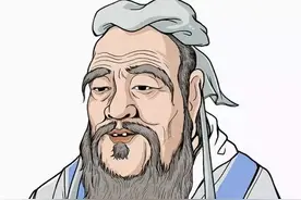 孔子和一个小孩玩脑筋急转弯，结果输得很难堪图片