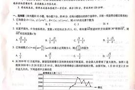 2020届“3+3+3”高考备考诊断性联考卷（二）文数图片