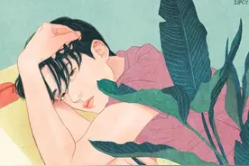 分享韩国画师Zipcy笔下一组描绘情侣之间甜腻日常的插画图片