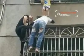 因为她也是母亲！3岁女童头卡防盗窗，陌生的她充当“肉垫”图片