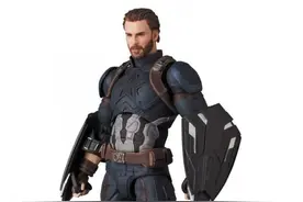 MAFEX《复联3》胡子美队来了，武器配置真香图片