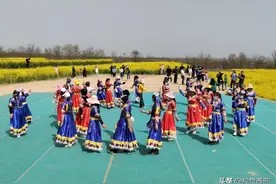 甘肃泾川：千亩油菜花海等你来图片
