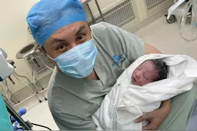 喜讯！上海主持人朱桢喜获二胎 晒产房抱娃照爱意满满图片