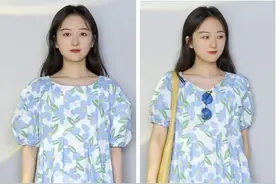 肩宽的女生这样穿也太好看了吧！学会这个小技巧，夏季很实用图片