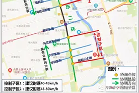 开车一路绿灯，来看看呼和浩特这条“绿波带”图片