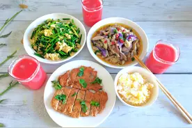 一家三口的晚餐，五天不重样，家常美味，网友说：想去你家蹭饭图片