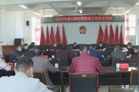 县领导到乡镇参加2020年度党员领导干部民主生活会图片