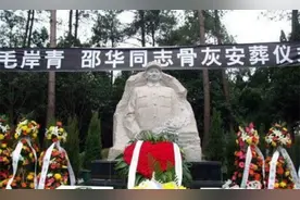 2008年，毛新宇按照父母遗愿，将父母骨灰安葬于祖母杨开慧陵墓前图片