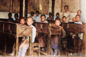 1908年的四川保宁（今阆中市），一百多年前的东河风光图片