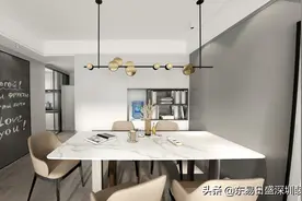 深圳宝安：大悦城天玺壹号，现代简约风装修案例效果图欣赏图片
