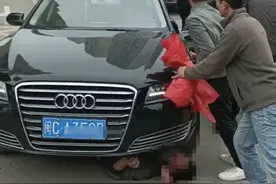讨薪农民工被车轧伤，存在失明的可能！欠钱还有理了？图片