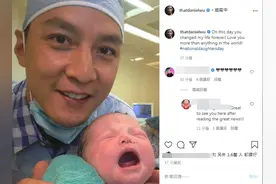 吴彦祖被曝二胎得女公开正面照？本尊发文内容还原真实情况图片