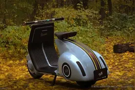 未来踏板车出世！Vespa“电动版 98”亮相图片