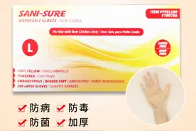 一次性PVC手套图片