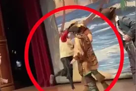 上海迪士尼一游客爬上舞台殴打辱骂演员！警方通报来了图片