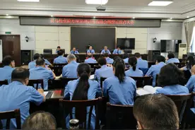 侯马市人民检察院召开聘用人员警示教育大会图片