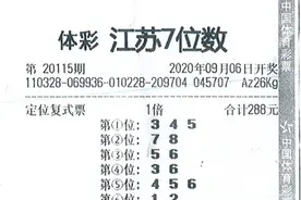 随意选号！宿迁购彩者领走体彩7位数902万元大奖图片